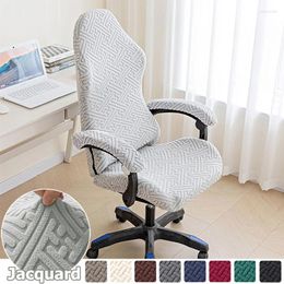 Couvre-chaises F-Jacquard Game Cover pour Office Internet Cafe Solid Decor Computer Account Gaming With Hlebcovers 1set / 4pcs