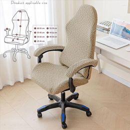 Couvre-chaise Fashion Simple Home Gaming Cover Soft Elasticity Tiprofing Seat Protect Color Color for Office Computer