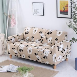 Fundas para sillas Funda de sofá elástica flexible Gran elasticidad Patrón floral Sofá Loveseat Muebles Sillones Todos los tamaños Decoración para el hogar