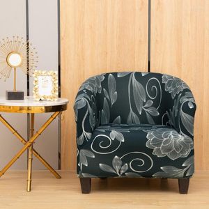 Housses de chaise élastiques florales, housse de canapé Mandala 3D extensible pour salon, housse de canapé Funda pour la maison, une place