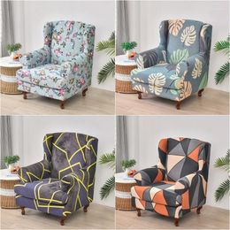 Housses de chaise à imprimés floraux, en Spandex extensible, amovibles, pour canapé, avec coussin de siège, style nordique
