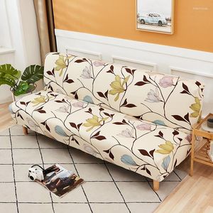 Housses de chaise Floral Canapé-lit Couverture Salon Élastique Anti-dérapant Coton