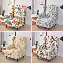 Housses de chaise à imprimé floral, en Spandex extensible, antidérapantes, pour canapé, avec coussin de siège, Europe, 230921