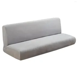 Cubiertas de silla Cubierta de cama de sofá plegable Color sólido Futon Brazo Slip -Slip -slip -Sectal Sectal Sectional con chaise Slip 3 Cushion