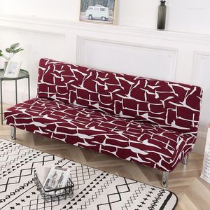 Housses de chaise canapé-lit pliant pour salon entièrement enveloppé imprimé Floral élastique Spandex matériel housses souples