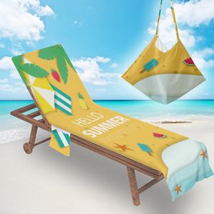 Couvre-chaises d'été frais en microfibre, couverture de salon de plage, serviettes légères, portables, pour jardin, piscine, bain de soleil, tapis paresseux