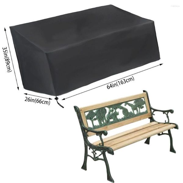 Cubiertas para sillas Cubierta de muebles Jardín al aire libre Parque Terraza Banco Sofá impermeable Sofá reclinable Protección UV