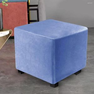 Housses de chaise, décoration de meubles, housse résistante aux taches pour repose-pieds carrés, Protection de la maison, extensible et Durable