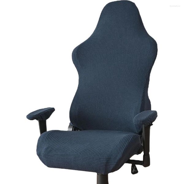 Housses de chaise de jeu, housse de protection élastique pour siège de bureau, lavable, extensible pour salle d'ordinateur, Gamer