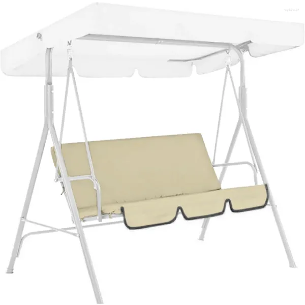 Cubiertas de sillas Swing Swing Reemplazo de asiento Sol Protección de patio impermeable Patio Protector para asientos de 3 personas