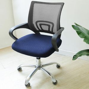 Stoelbedekkingen Algemene eenvoudige stijl hoogwaardige kantoor Elastische mat mode comfortabel zachte textuurdoek moderne hoes