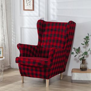 Stoelbedekkingen Geometrische vleugelafdekking Stretch Spandex Fauteuil Nordic verwijderbare ontspannende sofa -slipcovers met stoelkussen