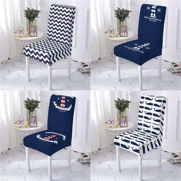 Cubiertas de silla Cubierta de estilo de geometría de sillas de bar