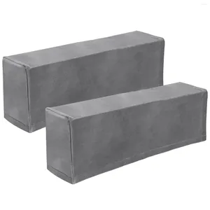 Couvre-chaise serviettes gris Bras de canapé gris canapé à glissement inclinable canapés / canapés accoudoir