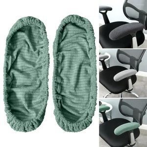 Couvre-chaises utiles Office détachable Polyester Couleur solide Flexible Accoudoir à accoudoir