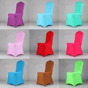 Couvre-fauteuils de haute qualité 4pcs / set Home Dining Traites Cover Decoration Couverture de décoration Spandex Sabrets de tissu de tissu Restaurant