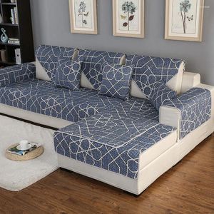 Stoelbedekkingen van hoge kwaliteit Mode Katoen Sectional Sectional Cover Four Seasons Universal Couch For Sofas Cushion Pillowcase