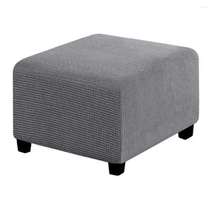 Couvre-chaise Home Office Elastic Ottoman Scecover Chadow Polyester Polonter Tool Cover Protector Furniture Accessoire