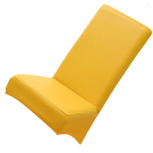 Couvre-fauteuils domestiques à domicile couverture élastique 38x38x60cm PU jaune extension de salle à manger de table Protecteur