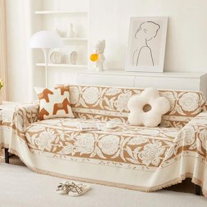 Stuhlhussen Haushalt Sofa Schutzhülle Chenille Jacquard Handtuch Tuch All-Inclusive Staub