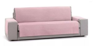 Housses de chaise IN Housse de canapé pratique et calme | Couleur-carrés rose-3 carrés