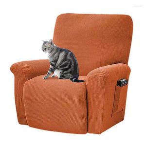 Housses de chaise en couverture inclinable, design de poche utilitaire, canapé à bascule pour animaux de compagnie, protection de meubles en fibres douces et épaisses