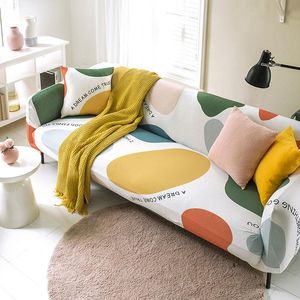 Stoelbedekkingen Ins Non-Slip Anti-Fouling Sofa Cover Living Room Bottom Home Decoration 1/2/3/4 stoel directe verkoop