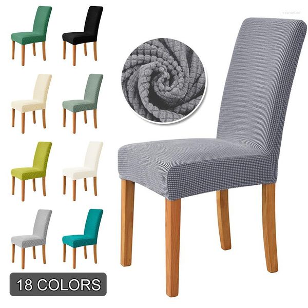 Housses de chaise Jacquard tissu taille universelle Est housses de siège pour Restaurant décoration de la maison