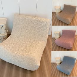 Stoelbedekkingen Jacquard Lazy Sofa Bed Cover zonder arm zitzak Tatami Druppeling van Universal Size Elasticit