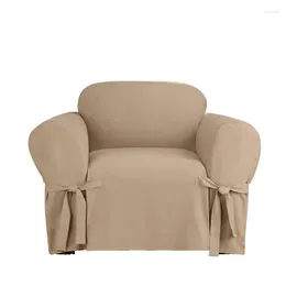 Couvre la chaise Khaki Toile de coton de poids lourds pour une protection robuste