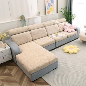 Stoelbedekkingen Kuup Sofa zitkussen Cushion Cover Furniture Protector voor reliëf Kids Stretch Plush verwijderbare Slipcover Slipcovers