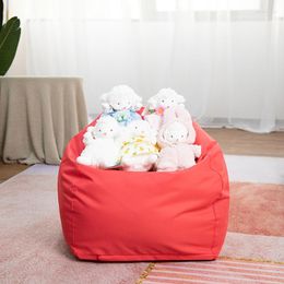 Housses de chaise housse de canapé paresseux couleur unie imperméable vêtements doux oreiller sac de rangement salon housse de haricot