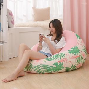 Stoelbedekkingen Lazy Sofa Cover zonder kern Elastische stoffen Printing Casual slaapkamer Multifunctionele moderne Tatami Lezen Large