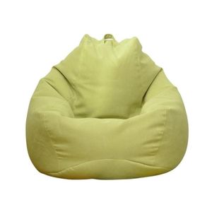 Housses de chaise canapé paresseux Er solide Ers sans tissu de lin chaise longue siège Pouf Pouf bouffant canapé Tatami salon Beags 226975388 Dro Dh810