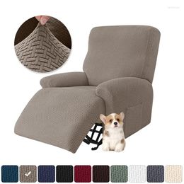 Couvre-chaise couvercle de canapé leor à fauteuil inclinable élastique 4 pièces Couleur de fauteuil en fauteuil