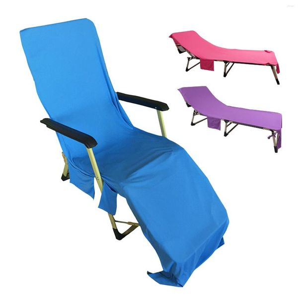 Fundas para sillas Salón Toalla de playa Microfibra Piscina Cubierta para tomar el sol Sillas y sillones reclinables para patio al aire libre