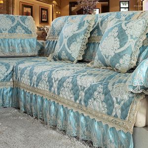 Housses de chaise de luxe Royal Nobility, housse sectionnelle de haute qualité, mélange de coton et de lin, combinaison monolithique, housse de canapé, oreiller Sase