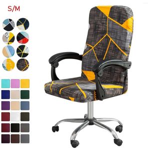 Couvoirs de chaise M / LF Stretch amovible Anti-Dirty Rotation Office Bureau siège pour chaises avec couverture