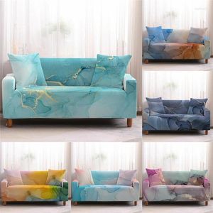 Couvre-chaises marbrantes Print élastique Couvercle de canapé tout compris pour siège anti-poussière Stretch Meubles Protector Decor