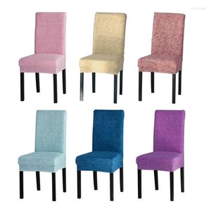 Housses de chaise Mecerock Housse extensible colorée Spandex Housses de salle à manger pour la salle de cuisine