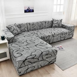 Housses de chaise Midsum canapé élastique pour salon couverture d'angle canapé à carreaux en forme de L Chaise Longue protecteur housse