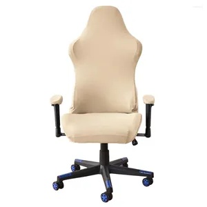 Couvre-chaise Couvre le lait de couleur solide Esports couverture de l'Esports informatiques sièges compétitifs Internet Jeux élastiques anti-poussière Cafe