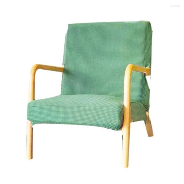 Housses de chaise moderne fauteuil housse housse fermeture éclair extensible bois bras protecteur élastique amovible siège décor à la maison 1 pièces