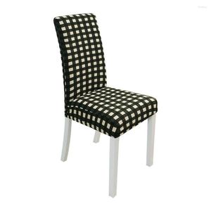 Housses de chaise moderne housse de protection anti-poussière soyeux élastique étui de siège Antifouling maison amovible motif américain