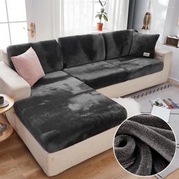 Stoelbedekkingen Moderne elastische hoekbank voor woonkamer fauteuils bank kussen slipcover 1/2/3/4 zits pouf salon chaise lounge