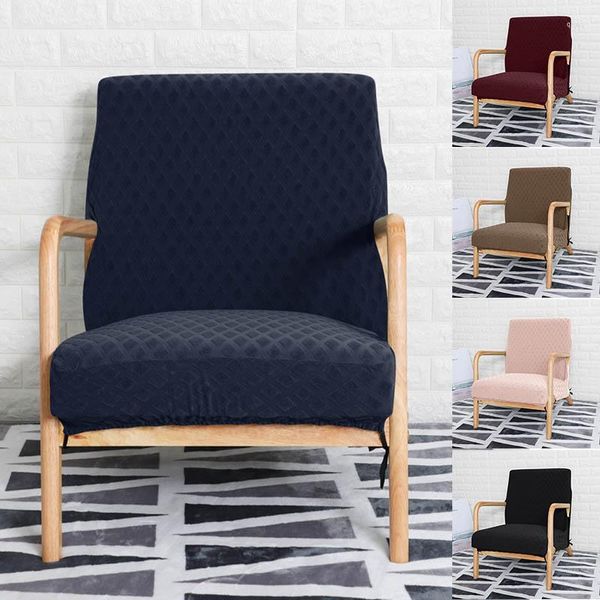 Housses de chaise moderne amovible housse de siège maison décorer protecteur fauteuil housse extensible bois fermeture éclair élastique