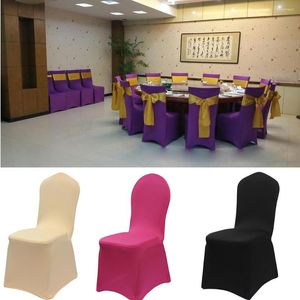 Housses de chaise de Style moderne, en Lycra et spandex de haute qualité, extensibles, décoration pour banquet, mariage, anniversaire, fête, #40