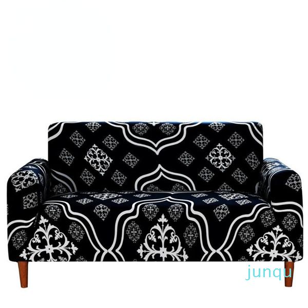 Housses de chaise Couverture de canapé modulaire Serviette antidérapante pour le salon Canapé imprimé floral anti-poussière entièrement emballé 066
