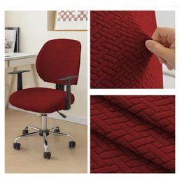 La silla cubre la cubierta que absorbe la humedad de la tela elástica de los juegos elásticos textura suave de 360 ​​grados cobertura completa transpirable
