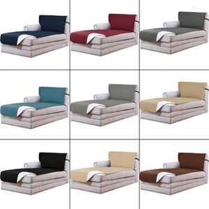 Fundas para sillas antideslizantes Chaise Lounge Couch Cover Reversible en forma de L Corner Slipcover Durable Protector de muebles resistente a desgarros